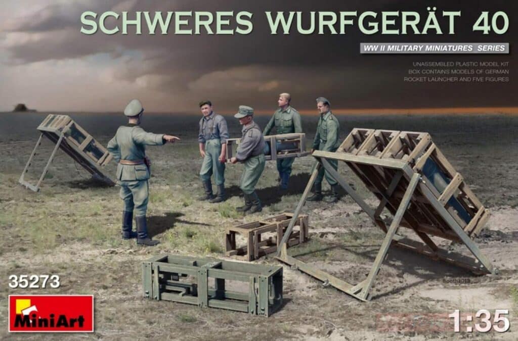 KIT DA MONTARE - Scala Compatible with Schweres WURFGERAT - 40 Kit 1:35 Miniart MIN35273