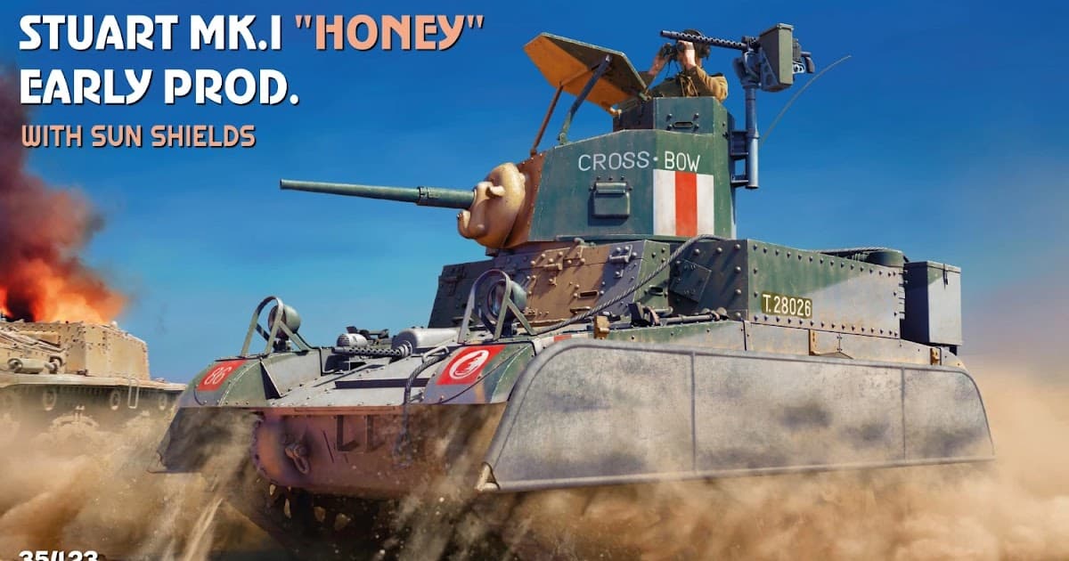 Early Production Stuart Mk.I, "Honey" 1/35th Scale. With Sun Shields by MiniArt