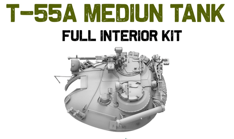 Ryfield Model T-55A Medium Tank Full Interior Kit