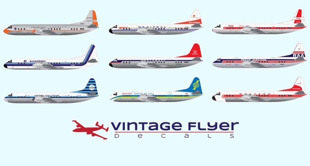 Lockheed Electra DECALS