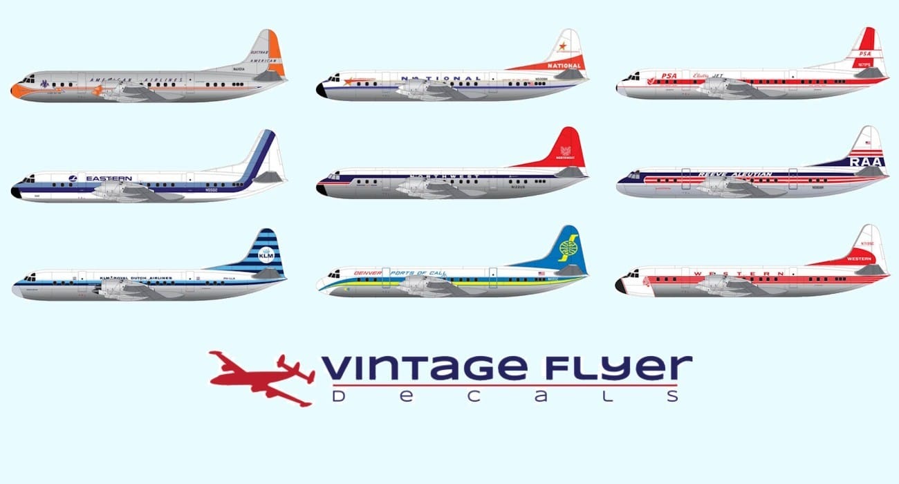 Lockheed Electra DECALS