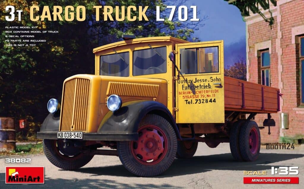 MiniArt 38082 3T Cargo Truck L701