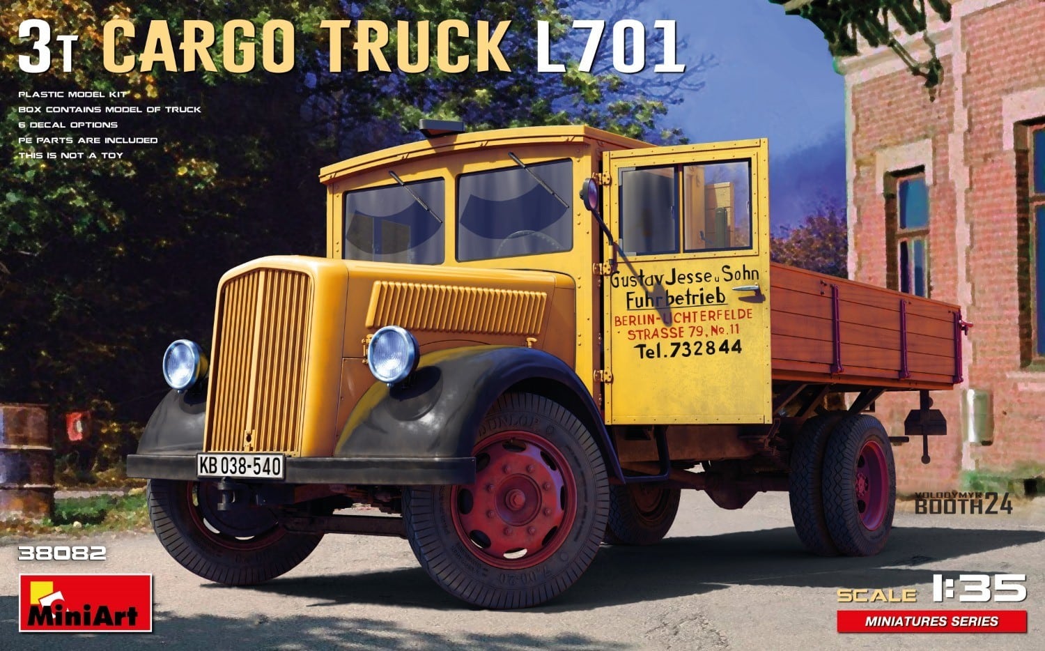 MiniArt 38082 3T Cargo Truck L701