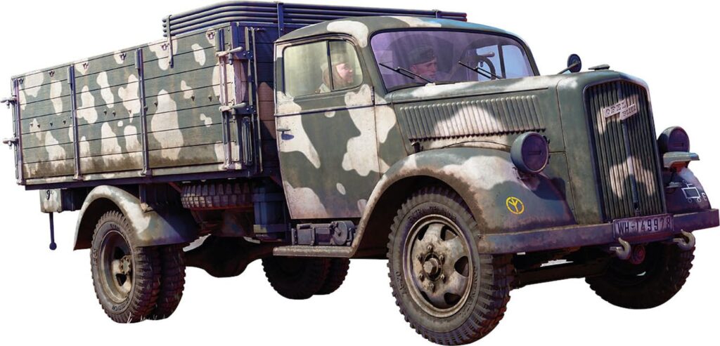 MiniArt 35445 German 3rd Carrgo Truck Early Production. Faithful Replicas, Model Building Kits, Crafts, Hobby Gluing, Model Unpainted Kit.