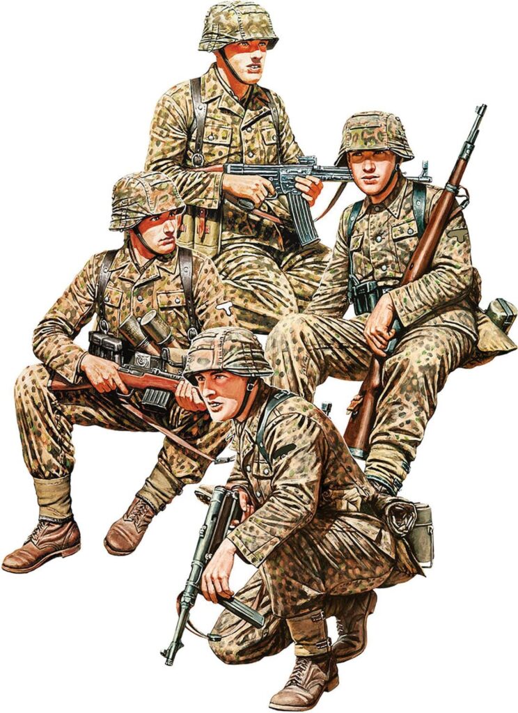 Miniart 1:35 German Tank Riders Set 2 Resin Heads