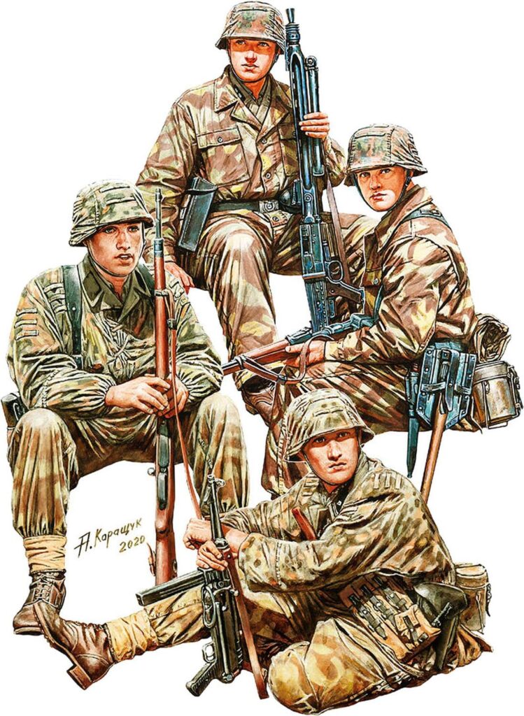 MiniArt 53022 135 German Tank Crew Sitting, Model Plastic Kits, Crafts, Hobby - Gluing, Model Unpainted Kit.