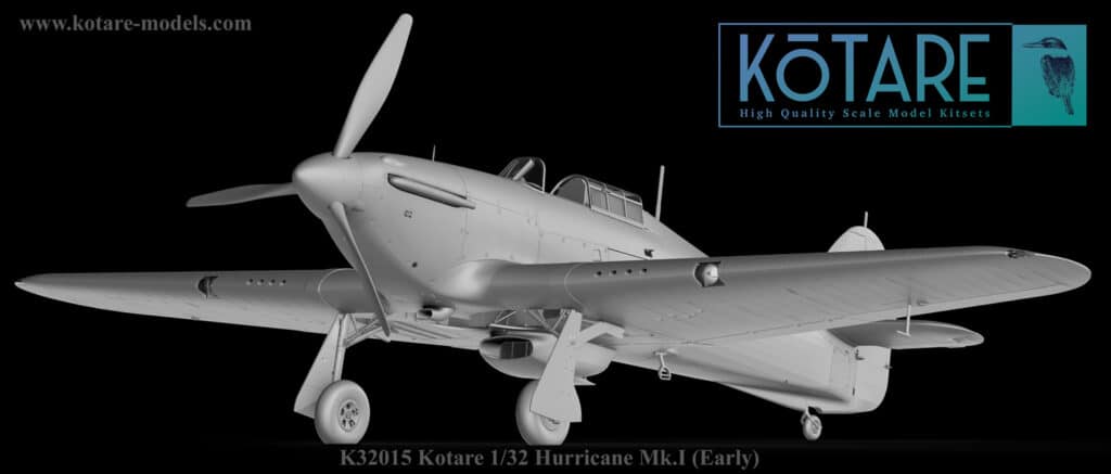 Kotare Models Announces 132 Hurricane Mk.I CAD