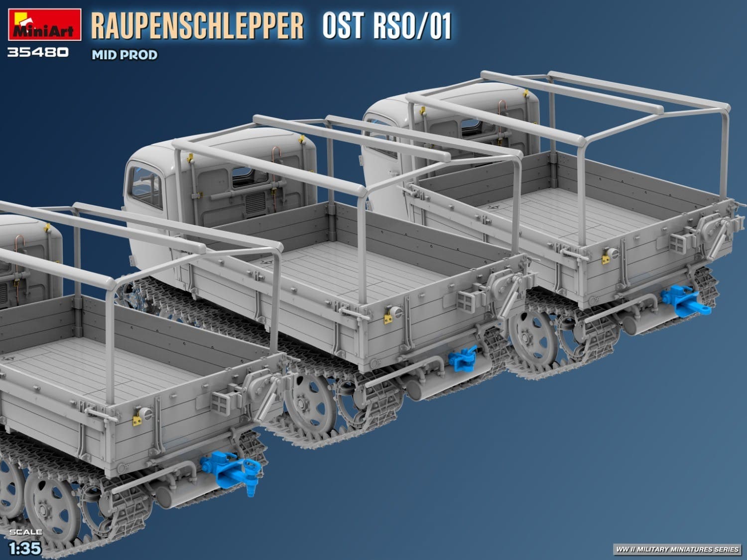MiniArt Announces 135 Raupenschlepper Ost RSO01 Mid-Prod CAD-10