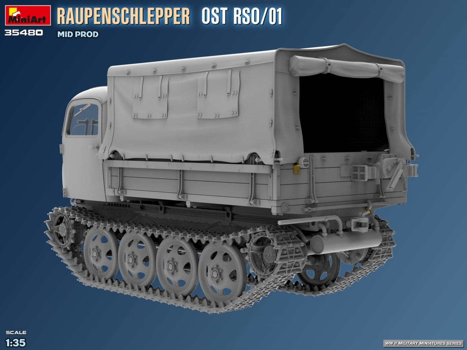 MiniArt Announces 135 Raupenschlepper Ost RSO01 Mid-Prod CAD-2