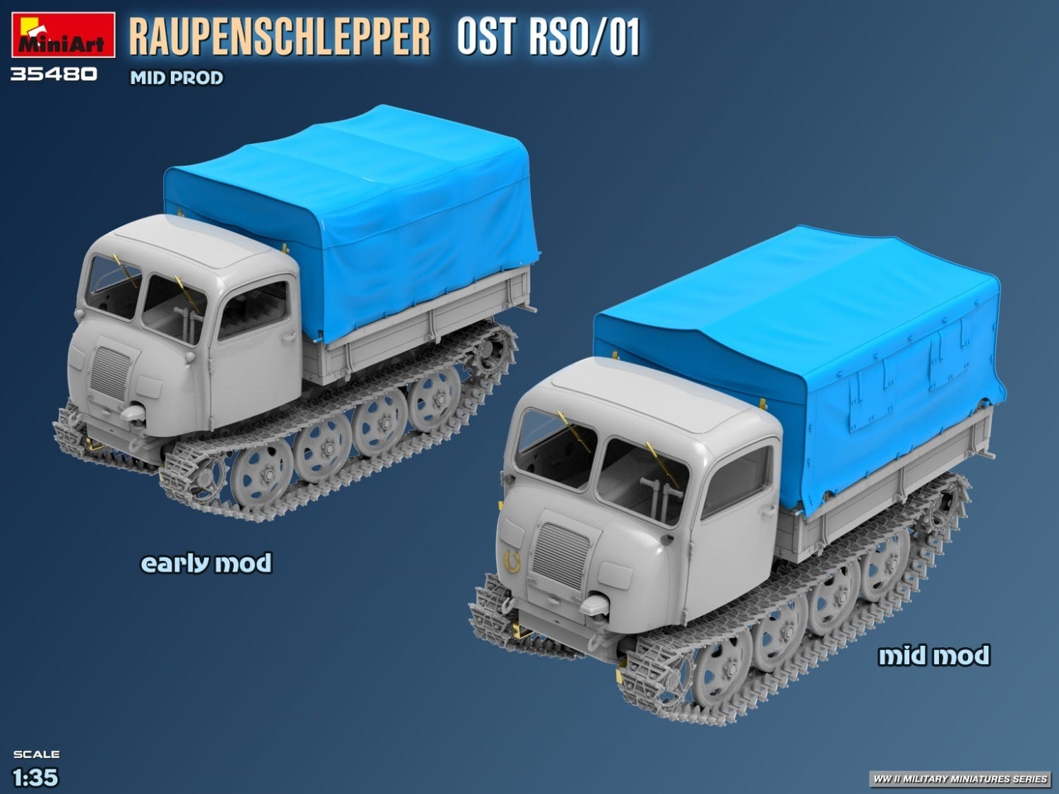 MiniArt Announces 135 Raupenschlepper Ost RSO01 Mid-Prod CAD-3