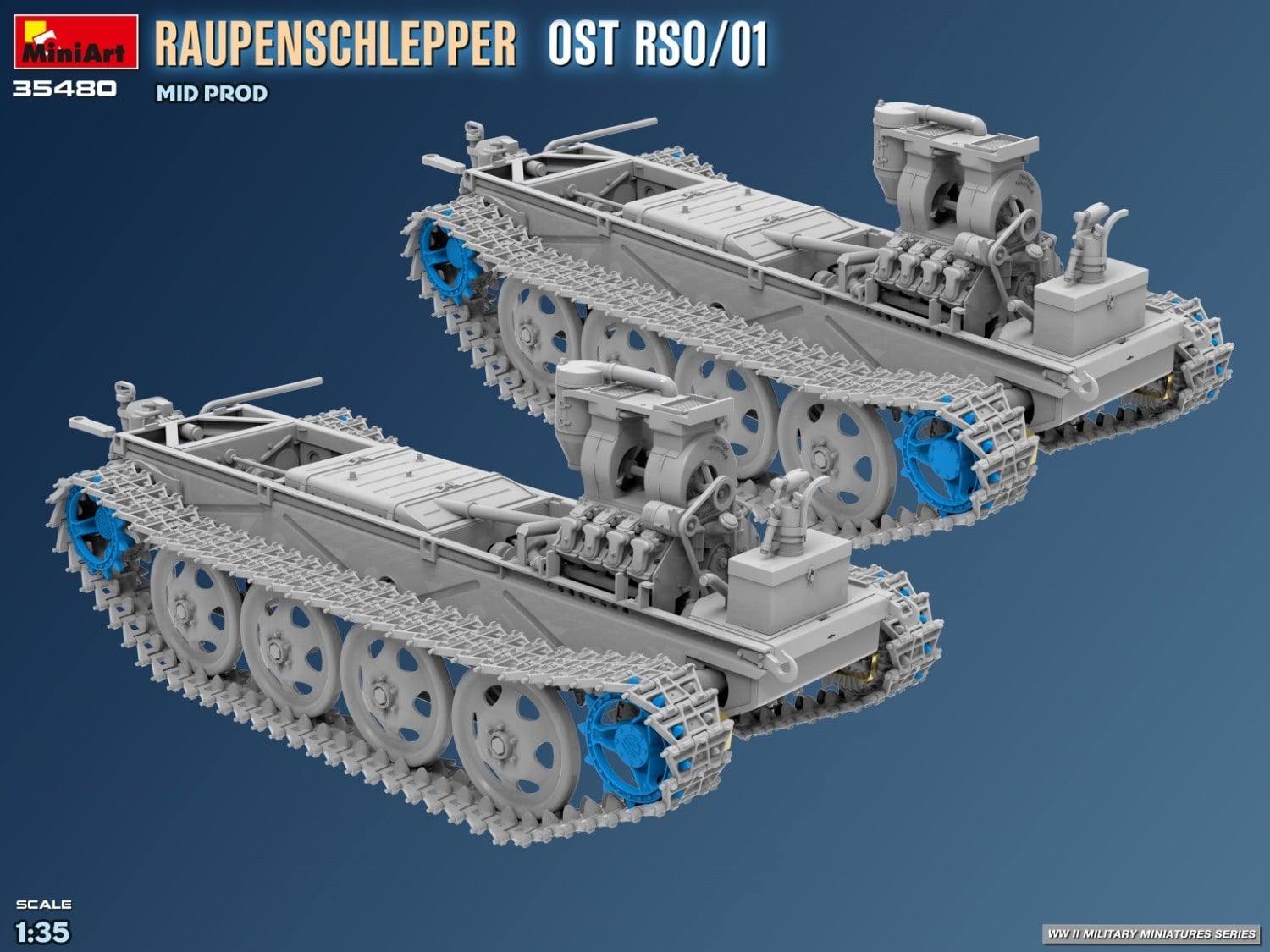 MiniArt Announces 135 Raupenschlepper Ost RSO01 Mid-Prod CAD-6