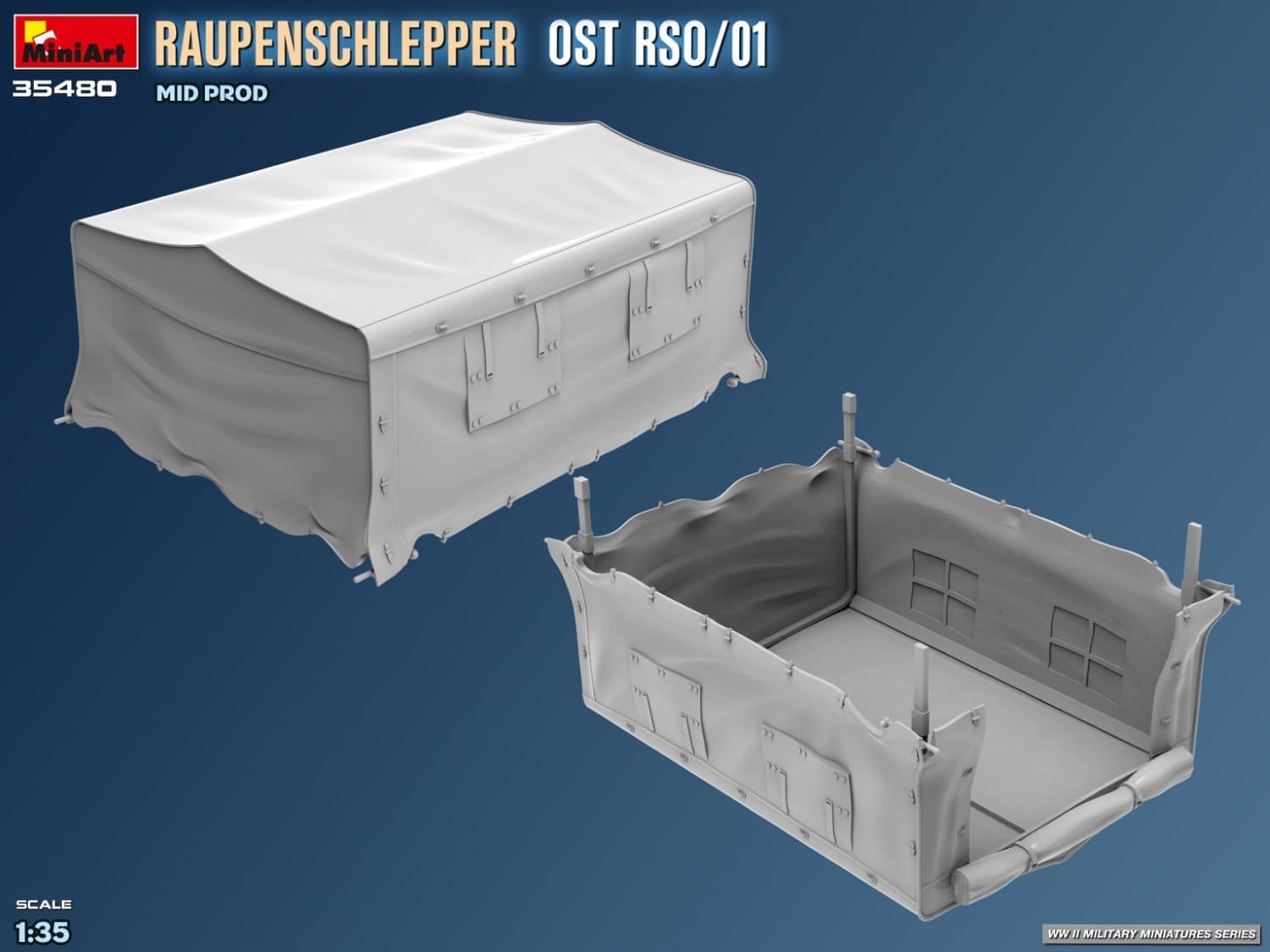 MiniArt Announces 135 Raupenschlepper Ost RSO01 Mid-Prod CAD-7