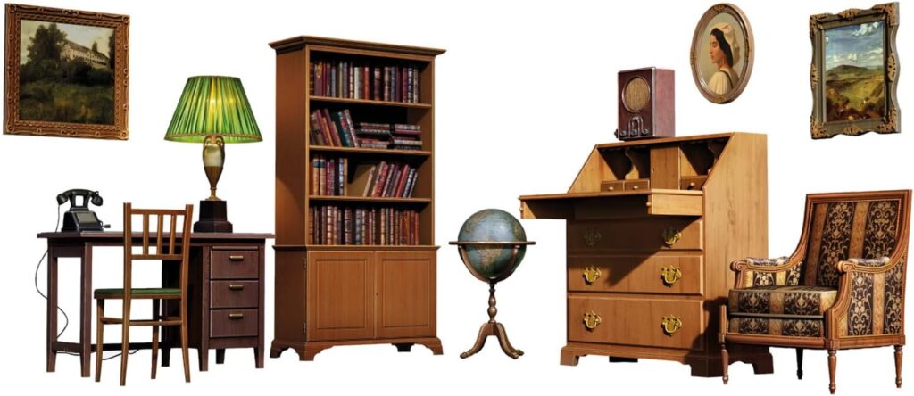 Mini Art 35644 Office Furniture/Equipment 1:35 - Faithful reproduction Model kit Plastic DIY craft Collage Model kit Assembly Unpainted