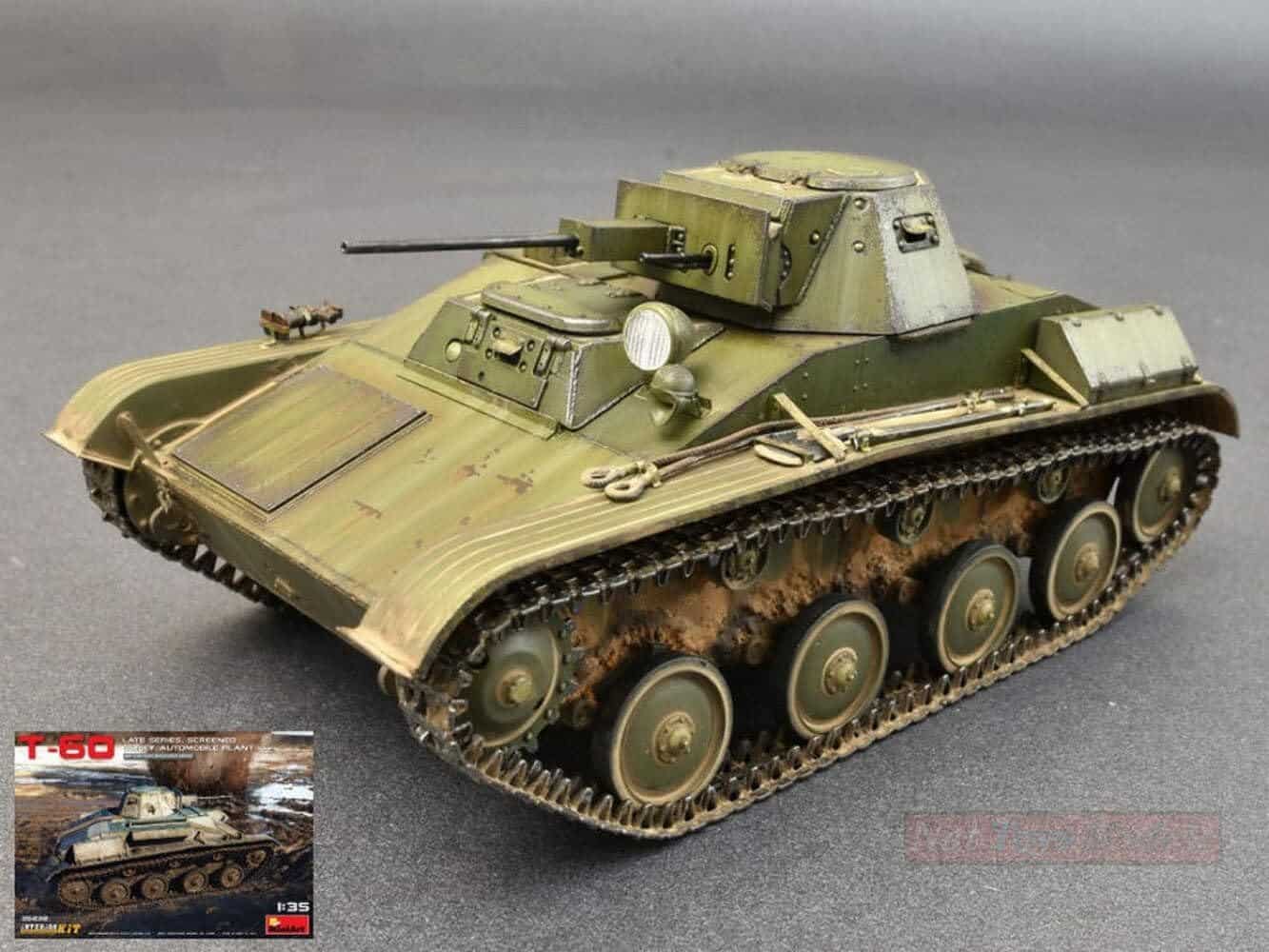 KIT DA MONTARE - Scala Compatible with T-60 Late Series Screened interior KIT 1:35 Miniart MIN35232