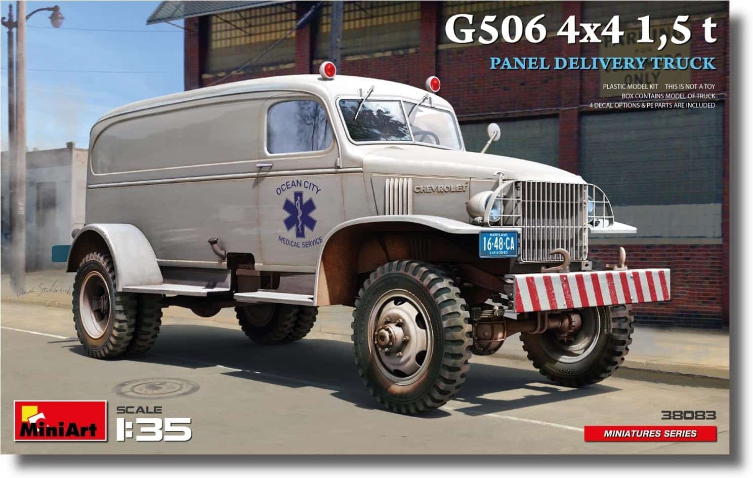 MiniArt G506 Panel Delivery Truck 4x4 1/5 ton