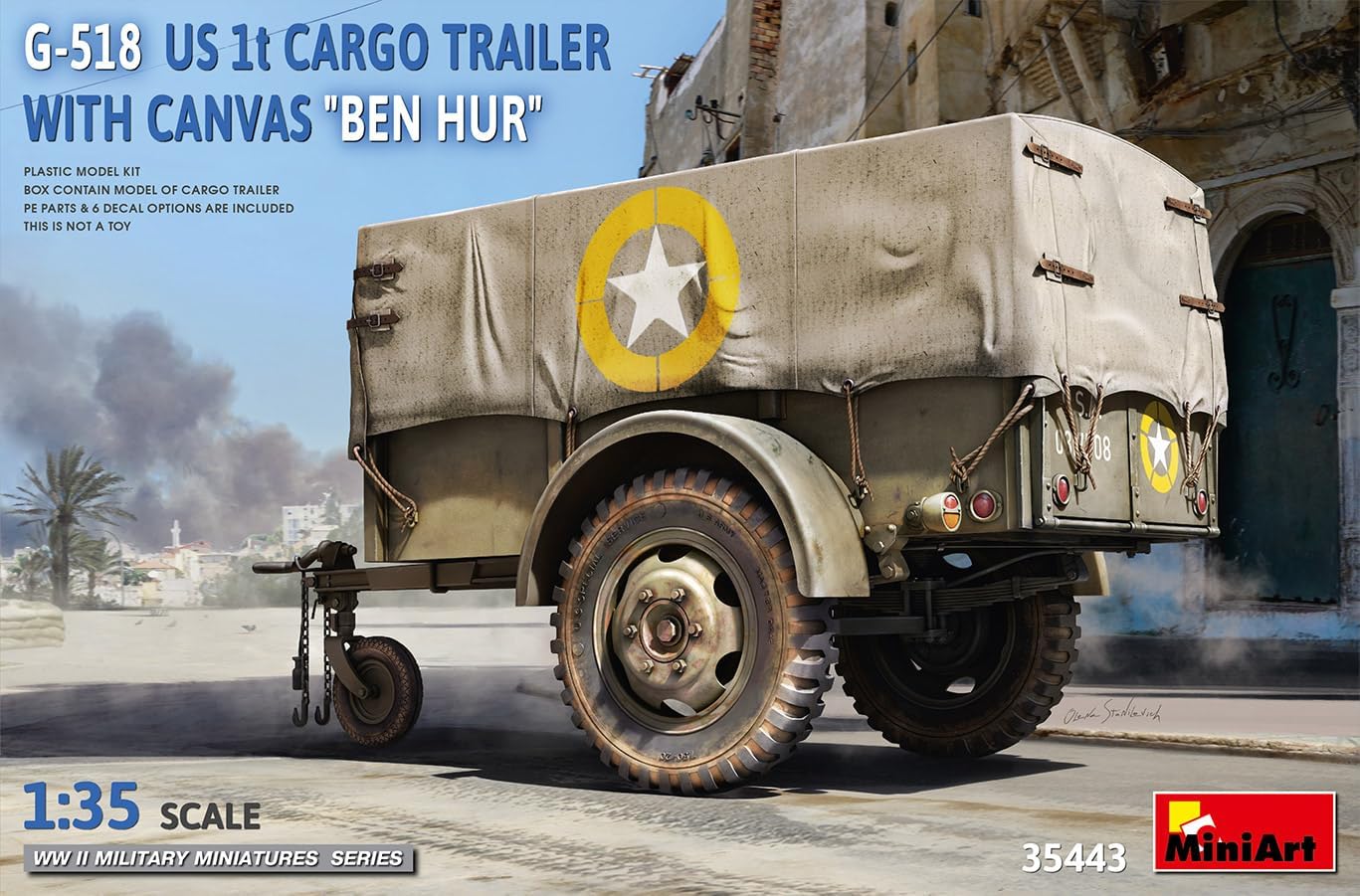 Ben Hur G-518 US First Cargo Trailer with Canvas