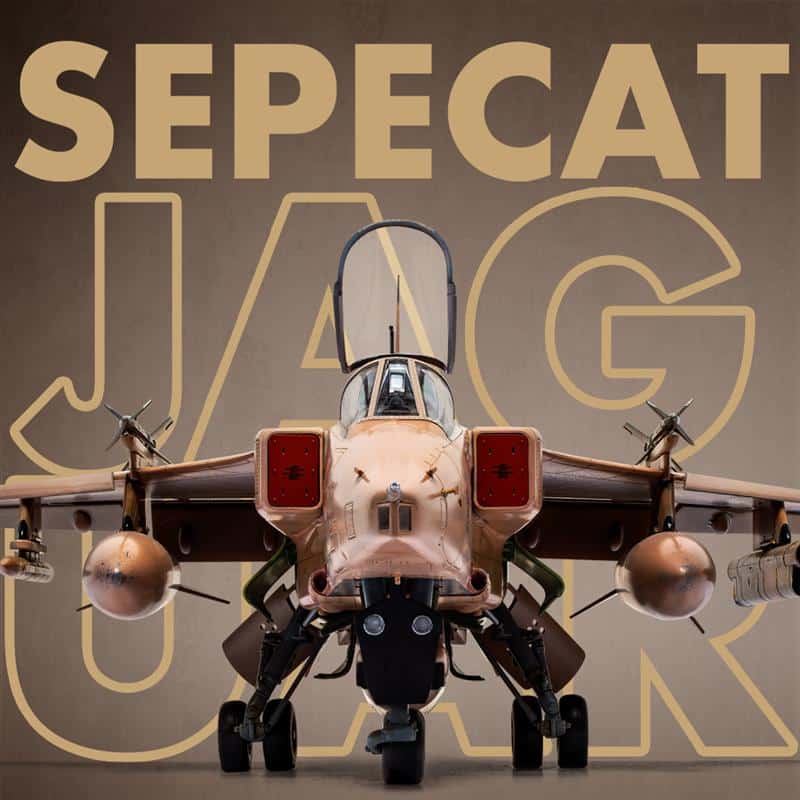 The supersonic trainer and tactical strike aircraft, the Airfix 1/48 SEPECAT Jaguar GR.1-GR.1A