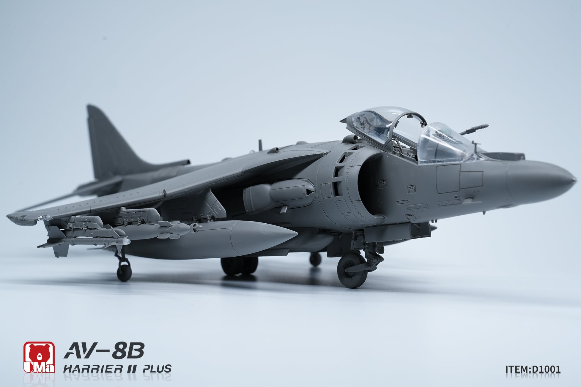 UMa Hobby Announces 1-48 AV-8B HARRIER II PLUS Straight Build