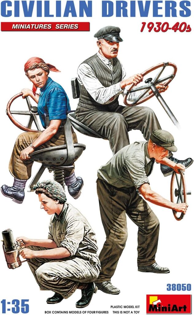 Sprue Brothers Civilian Drivers 1930-40s Set Figure, MIA38050