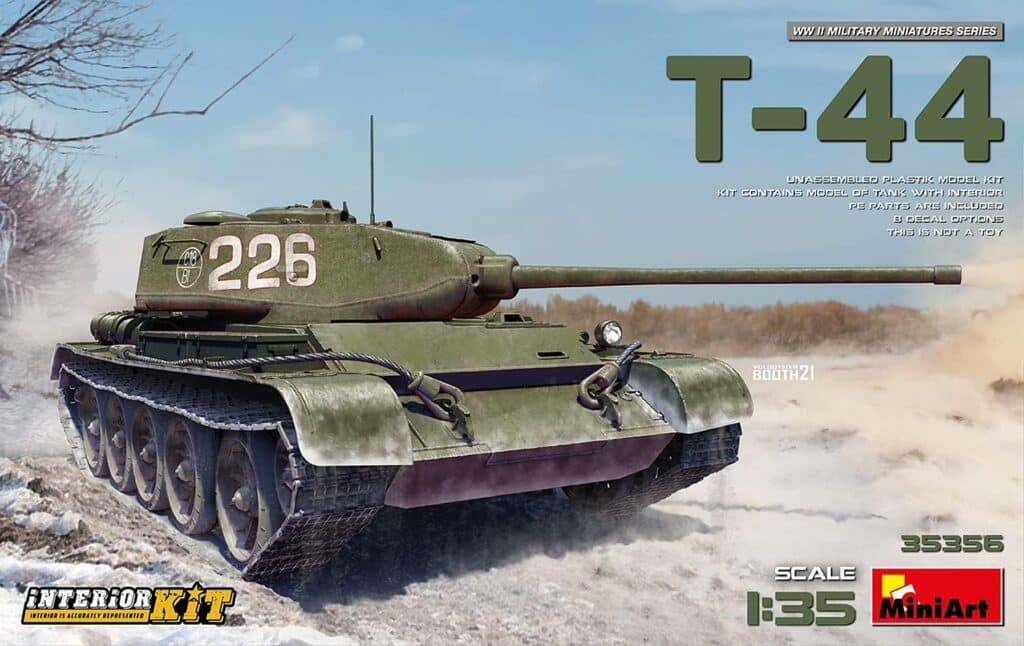 MiniArt 1/35 T44 Interior Kit – Plastic Model Construction Kit # 35356
