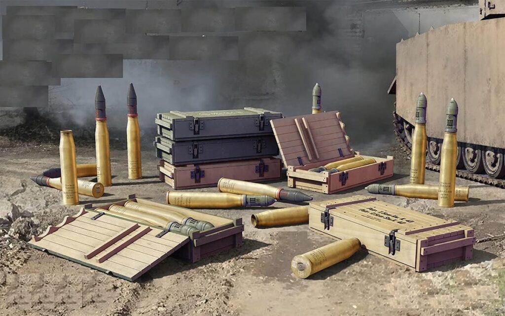 35381-1/35 PZGR. & GR. PATR. KW.K. 40 Shells and Ammo Boxes