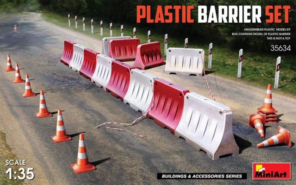 KIT DA MONTARE - Plastic Barrier Set 1:35 Miniart MIN35634