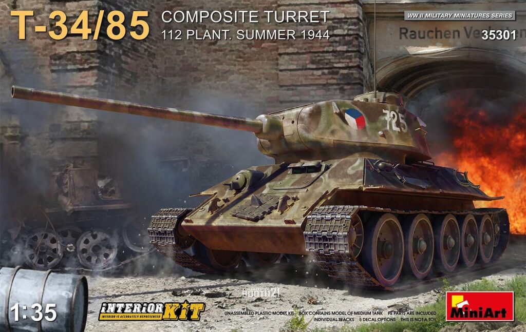 1:35 T-34-85 Composite Torret.112 Plant