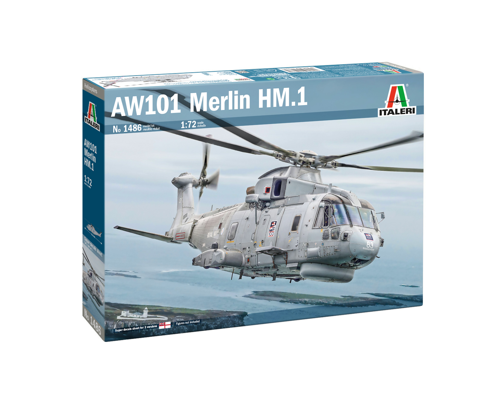 AW101 Merlin HM.1 1-72 scale 1486 Box