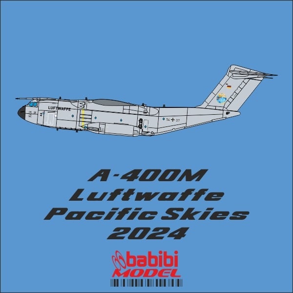Babibi Model Unleashes New Pacific Skies 24 Decal Set for the Luftwaffe A400M Atlas Cover