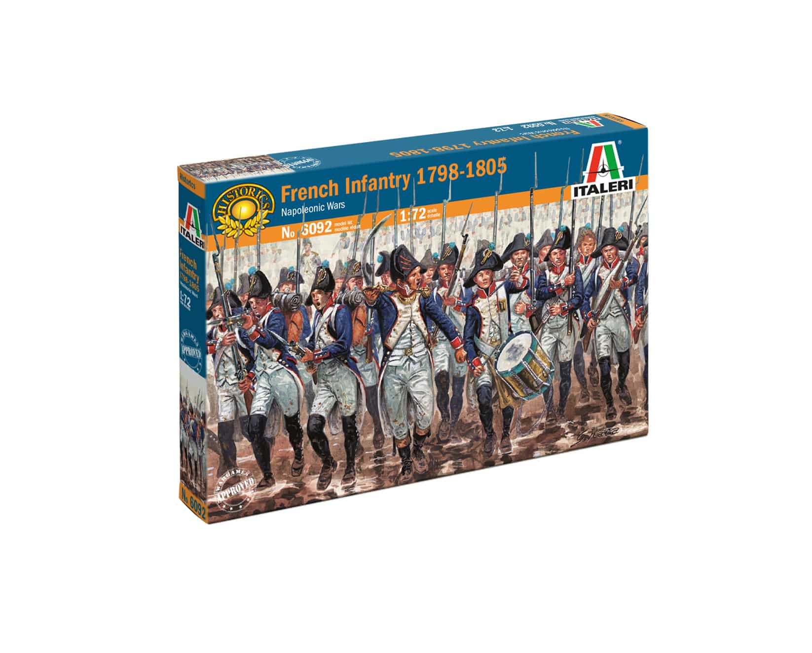 French Infantry 1798 - 1805 - Napoleonic Wars 1-72 scale 6092
